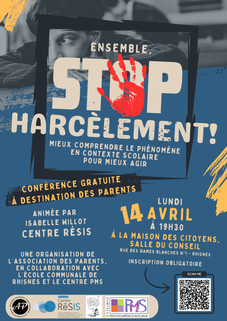 Conférence « Le harcèlement en milieu scolaire »